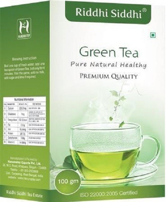 

Riddhi Siddhi premium loose leaf,100gm Unflavoured Green Tea(100 g, Carton)