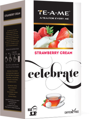 

TE-A-ME Strawberry Cream Infusion Strawberry Infusion Tea(25 Sachets, Box)