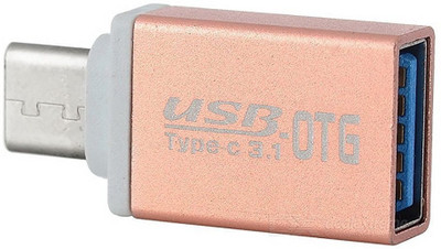 

BB4 TYPE C TO OTG USB Adapter(ROSE GOLD)