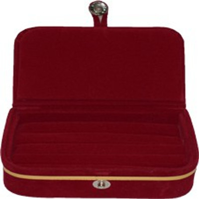 

Aadhya Maroon Ring Folder Multipurpose Vanity Box(Maroon)