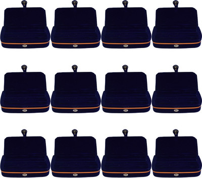 

Aadhya Blue Ring folder pack of 12 Multipurpose Vanity Box(Blue)