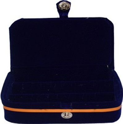 

Aadhya Blue ear ring folder Multipurpose Vanity Box(Blue)