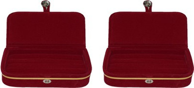 

Aadhya Maroon Ring Folder Pack of 2 Multipurpose Vanity Box(Maroon)