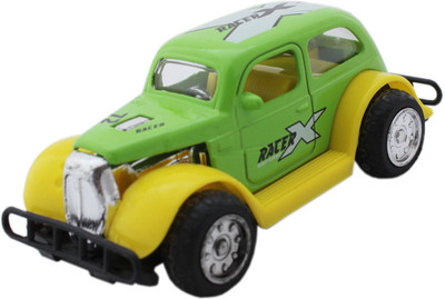 

Tootpado Diecast Model Mini Toy Car Vintage Racer-X - (1c565)(Green)