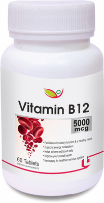 

Biotrex Nutraceuticals Vitamin B12 - 5000mcg(60 No)