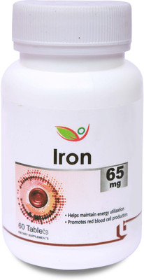 

Biotrex Nutraceuticals Iron - Ferrous fumarate 65mg,(60 No)