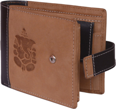 

Hidelink Men Brown, Black Genuine Leather Wallet(9 Card Slots)