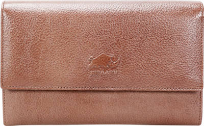 

Kifaaru Women Casual Tan Genuine Leather Wallet(5 Card Slots), Fawn