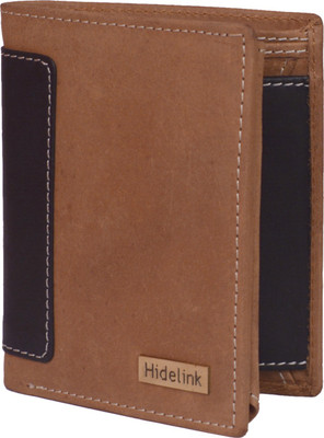 

Hidelink Men Brown, Black Genuine Leather Wallet(9 Card Slots)