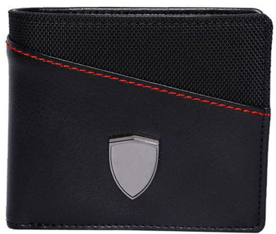 

InW Men Black Artificial Leather Wallet(3 Card Slots)