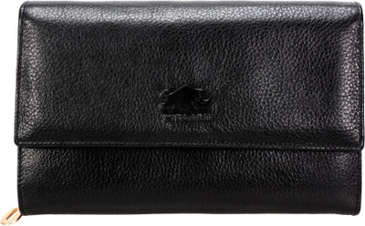 

Kifaaru Women Formal Black Genuine Leather Wallet(5 Card Slots)