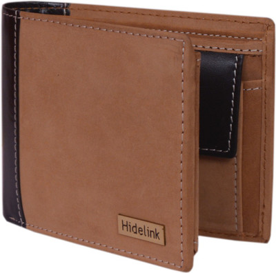 

Hidelink Men Brown, Black Genuine Leather Wallet(9 Card Slots)
