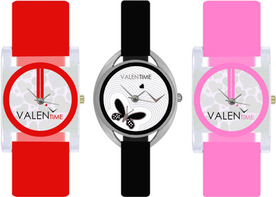 View Valentime W07-1-8-9 New Designer Fancy Fashion Collection Girls Analog Watch  - For Women Wrist Watches Price Online(Valentime)