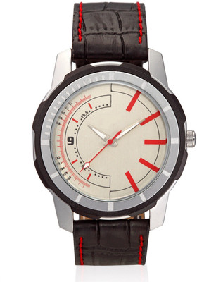 

Hayman Black Leather W-16 Watch - For Men