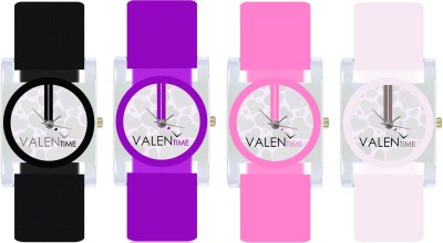 Valentime W07-6-7-8-10 New Designer Fancy Fashion Collection Girls Analog Watch  - For Women   Watches  (Valentime)