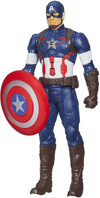 

Hasbro Avengers Age of Ultron Titan Hero Tech Captain America Figure, Multi Color (12-inch)(Multicolor)