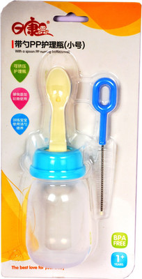 

Pamper Hamper Queen Feeder - 150 ml(Blue, Transparent)