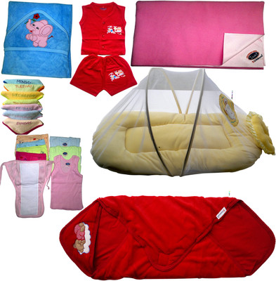 

Xchildhood Newborn Baby Care Big Combo Set .(Multicolor)