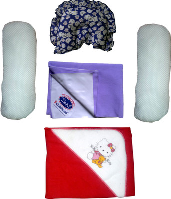 

Xchildhood Newborn Baby Care Combo Set .(Multicolor)