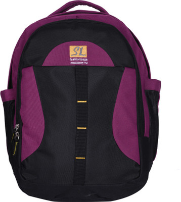 

SL Bags 20 L Backpack(Purple, Black), Magenta