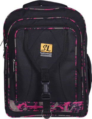 

SL Bags 20 L Backpack(Pink), Pink and balck