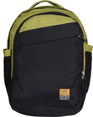 

SL Bags 20 L Backpack(Black), Green