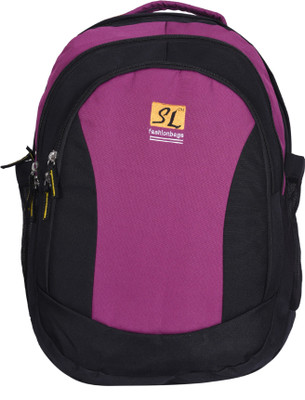 

SL Bags 20 L Backpack(Pink, Black)