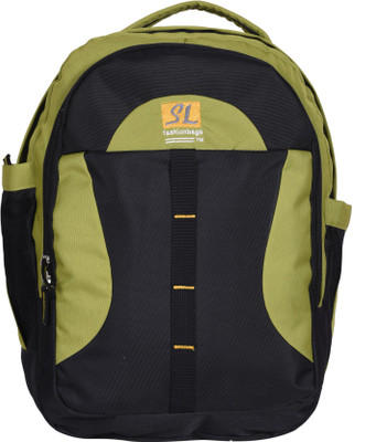 

SL Bags 20 L Backpack(Green, Black)