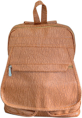 

Only4you Stylish durable Girls 4 L Backpack(Tan)