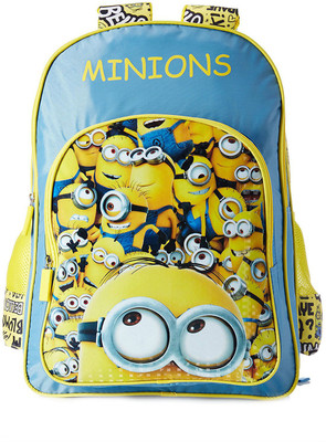 

Shrih Backpack Waterproof School Bag(Blue, Yellow, 18 inch)