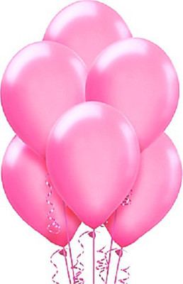 

TOYXE Solid 40008 Latex Pearl Toy Balloon(Pink, Pack of 100)