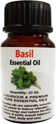 Gardens Of Aroma Basil Luxurious and Premium Essential Oil(50 ml)