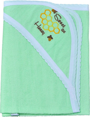 

Rishan Terry 350 GSM Bath, Face Towel Set(Green)