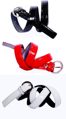 

Piftif Women Casual Multicolor Artificial Leather Belt, Multi