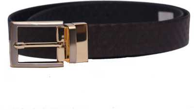 

Kiko Men Formal Brown Genuine Leather Reversible Belt
