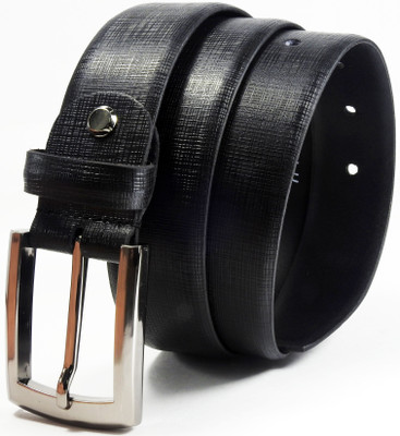

VOGARD Men & Women Formal, Evening, Party Black Genuine Leather Belt