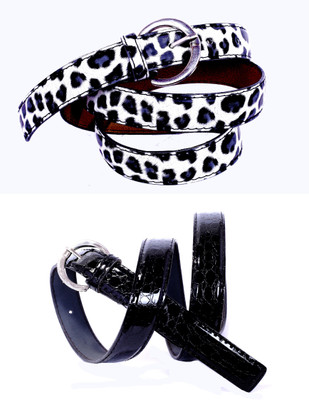 

Piftif Women Casual Multicolor Artificial Leather Belt, Multi