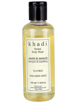 Khadi Natural Sandal & Turmeric - Sls & Paraben Free(210 ml)