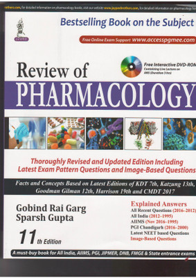 Review of pharmacology Fourteenth Edition(English, Paperback, Sparsh Gupta, Gobind Rai Garg)