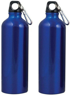 

Caryn opaque 750 ml Water Bottles(Set of 2, Blue)