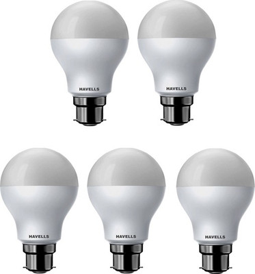 Havells 7 W Standard B22 LED Bulb(White, Pack of 5)