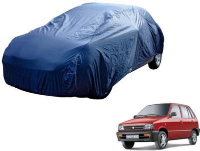 Auto Hub Car Cover For Maruti Suzuki 800 (Without Mirror Pockets)(Blue)