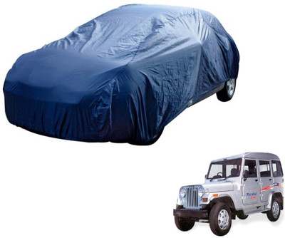 Auto Hub Car Cover For Mahindra Marshal (Without Mirror Pockets)(Blue)