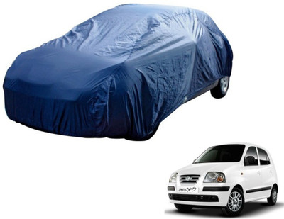 Auto Hub Car Cover For Hyundai Santro Xing (Without Mirror Pockets)(Blue)
