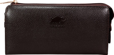 

Kifaaru Casual Brown Clutch