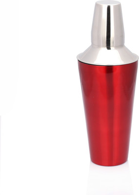 

Urban Snackers 828 ml Stainless Steel Cocktail Shaker(Red)