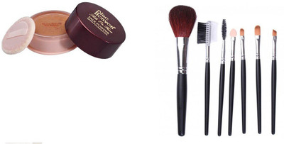 

Blue Heaven silk on face powder with foundation with brush set(Set of 2)
