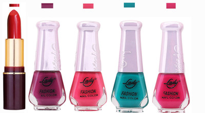 

Lady Fashion Bridal Make Up Combo 2103201239(Set of 5)