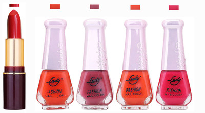 

Lady Fashion Bridal Make Up Combo 2103201232(Set of 5)