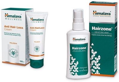 

Himalaya hair zone(60ml) and hair loss cream(100ml)(Set of 2)